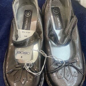 Cherokee Kids Silver Dress Shoes